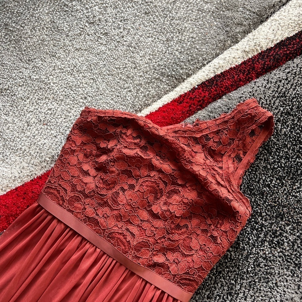 Celebrate Db Studio One Shoulder Corded Lace Mesh… - image 3